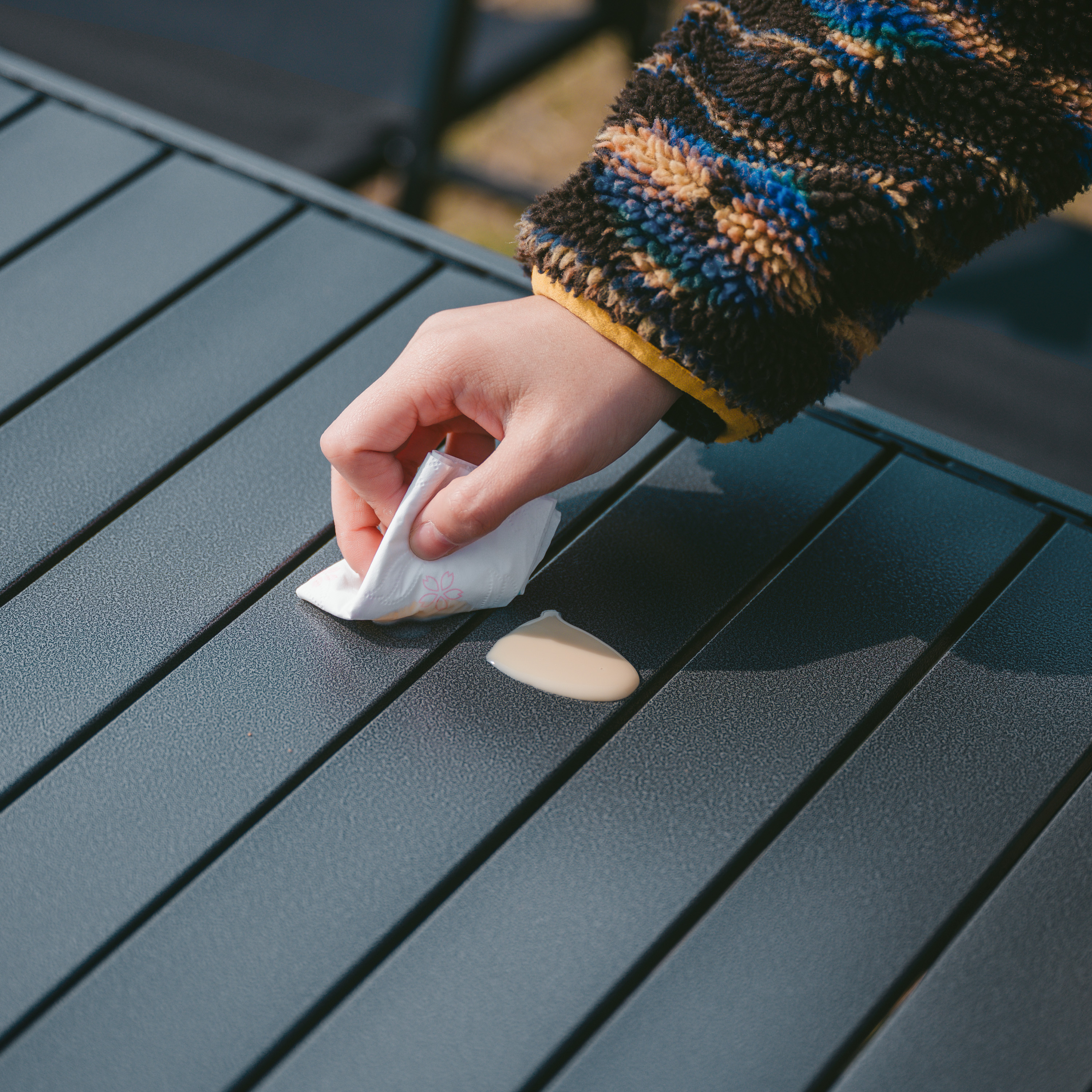 Naturehike rolovací hliníkový stolek Simple star H01 - černý